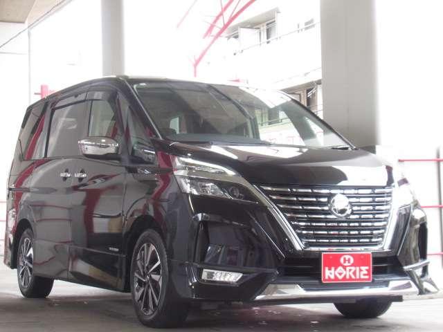 セレナ ハイウェイスターＧ　寒冷地１オナ純正１０型ナビ地デジＢカメラＰパイロット／Ｅブレ／ＬＤＰ／ＢＳＩ／ＲＣＴＡ／誤発進制御／追従クルーズ両側電動ドアＯＰエアロ純正１６ＡＷ（76枚目）