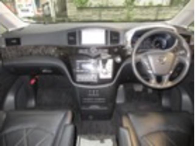 エルグランド 350ハイウェイスタープレミアム メーカーOPナビ/後席Rエンター地デジ全周囲カメラ黒本革電動暖シート両側電動/RゲートEブレーキ/誤発進制御/追従クルーズ純正18AW(2枚目)