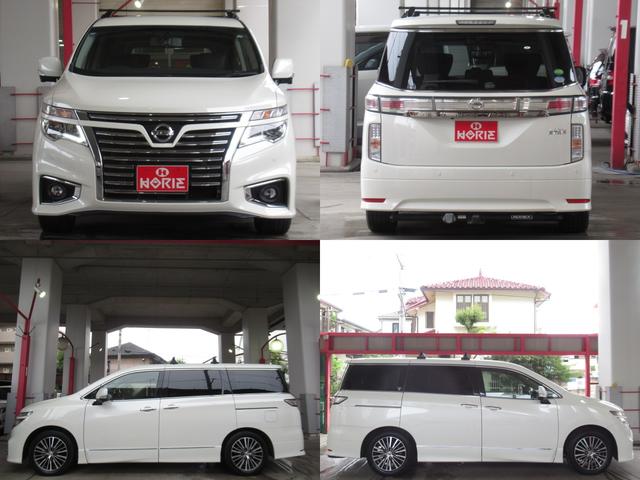 エルグランド 350ハイウェイスタープレミアム メーカーOPナビ/後席Rエンター地デジ全周囲カメラ黒本革電動暖シート両側電動/RゲートEブレーキ/誤発進制御/追従クルーズ純正18AW(52枚目)