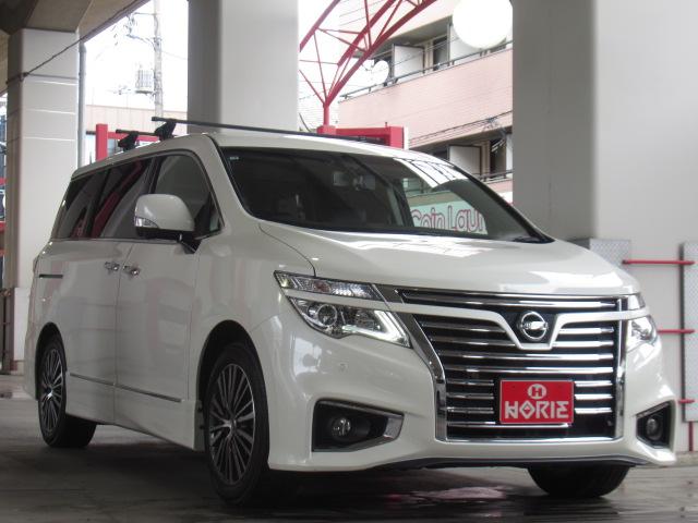 エルグランド 350ハイウェイスタープレミアム メーカーOPナビ/後席Rエンター地デジ全周囲カメラ黒本革電動暖シート両側電動/RゲートEブレーキ/誤発進制御/追従クルーズ純正18AW(77枚目)