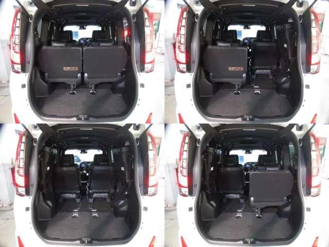 ノア Si ダブルバイビー 1オナALPINEナビSD録音フルセグS/BカメラETC両側電動ドア革巻ステア PCS/LDA/AHB付LED フォグI-STOP クルコン A格納ウインカミラー TRDエアロTANABEサス純正AW(34枚目)