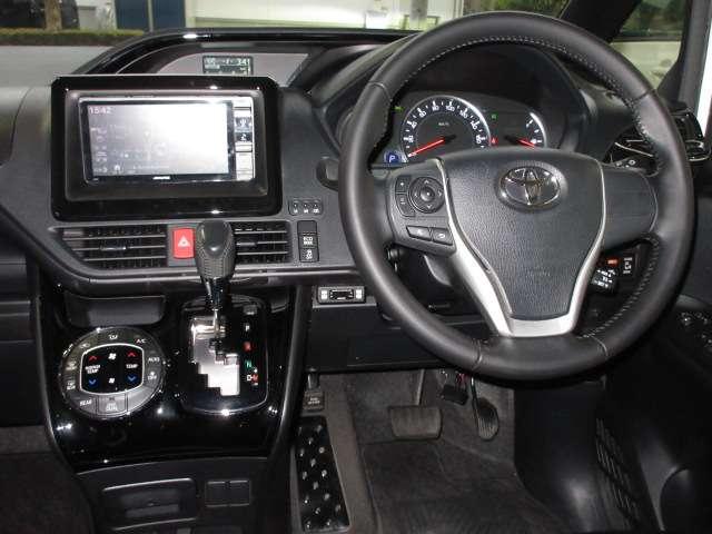 ノア Si ダブルバイビー 1オナALPINEナビSD録音フルセグS/BカメラETC両側電動ドア革巻ステア PCS/LDA/AHB付LED フォグI-STOP クルコン A格納ウインカミラー TRDエアロTANABEサス純正AW(42枚目)