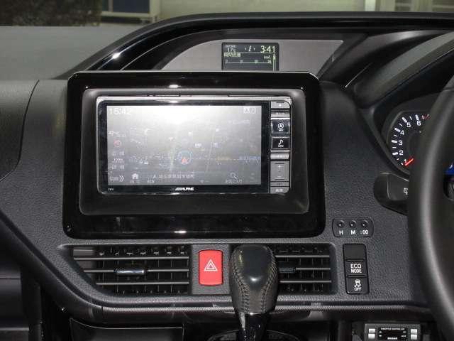 ノア Si ダブルバイビー 1オナALPINEナビSD録音フルセグS/BカメラETC両側電動ドア革巻ステア PCS/LDA/AHB付LED フォグI-STOP クルコン A格納ウインカミラー TRDエアロTANABEサス純正AW(43枚目)