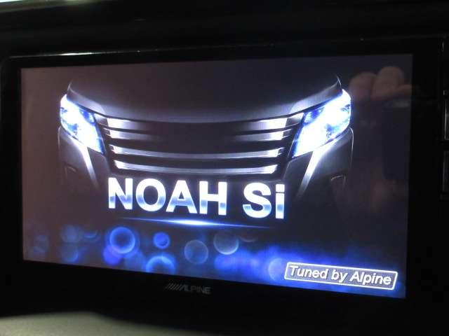 ノア Si ダブルバイビー 1オナALPINEナビSD録音フルセグS/BカメラETC両側電動ドア革巻ステア PCS/LDA/AHB付LED フォグI-STOP クルコン A格納ウインカミラー TRDエアロTANABEサス純正AW(47枚目)