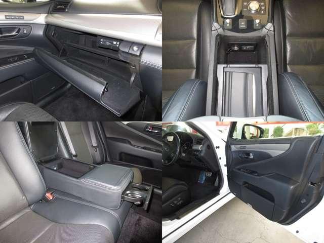 大容量のグローブＢＯＸ／コンソールＢＯＸ／後席ドリンクホルダー付で、小物の収納にも便利です♪