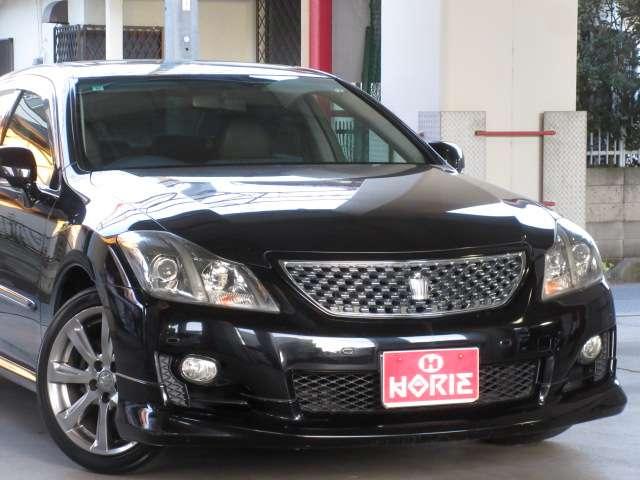 クラウン ２．５アスリート　ナビパッケージ　ＨＤＤナビ地デジＢカメラＡＦＳ付ＨＩＤサンルーフ本革電動暖冷シート純正１８ＡＷ（21枚目）