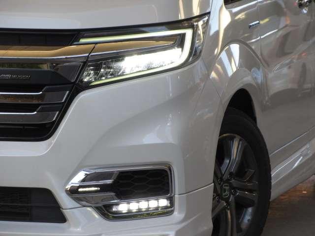 ステップワゴンスパーダ スパーダハイブリッド　Ｇ・ＥＸ　ホンダセンシング　後期１オナＡＬＰＩＮＥ１０型ナビ／１２．８型フリップ黒革暖シート両電動ＡＵＴＯ付ＬＥＤ／フォグ／デイライト無限エアロ純正１６ＡＷ（23枚目）