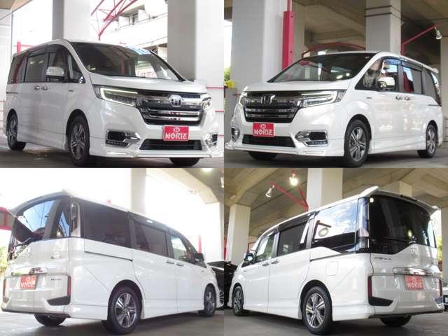 ステップワゴンスパーダ スパーダハイブリッド　Ｇ・ＥＸ　ホンダセンシング　後期１オナＡＬＰＩＮＥ１０型ナビ／１２．８型フリップ黒革暖シート両電動ＡＵＴＯ付ＬＥＤ／フォグ／デイライト無限エアロ純正１６ＡＷ（34枚目）