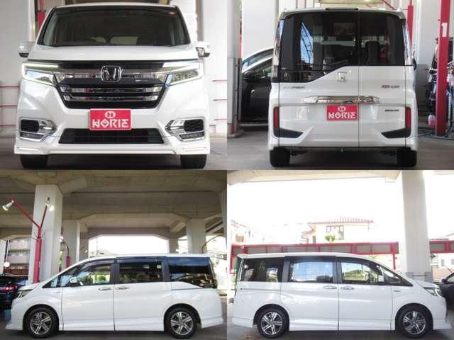 ステップワゴンスパーダ スパーダハイブリッド　Ｇ・ＥＸ　ホンダセンシング　後期１オナＡＬＰＩＮＥ１０型ナビ／１２．８型フリップ黒革暖シート両電動ＡＵＴＯ付ＬＥＤ／フォグ／デイライト無限エアロ純正１６ＡＷ（35枚目）