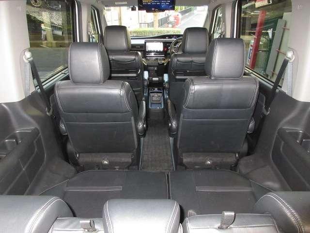 ステップワゴンスパーダ スパーダハイブリッド　Ｇ・ＥＸ　ホンダセンシング　後期１オナＡＬＰＩＮＥ１０型ナビ／１２．８型フリップ黒革暖シート両電動ＡＵＴＯ付ＬＥＤ／フォグ／デイライト無限エアロ純正１６ＡＷ（56枚目）