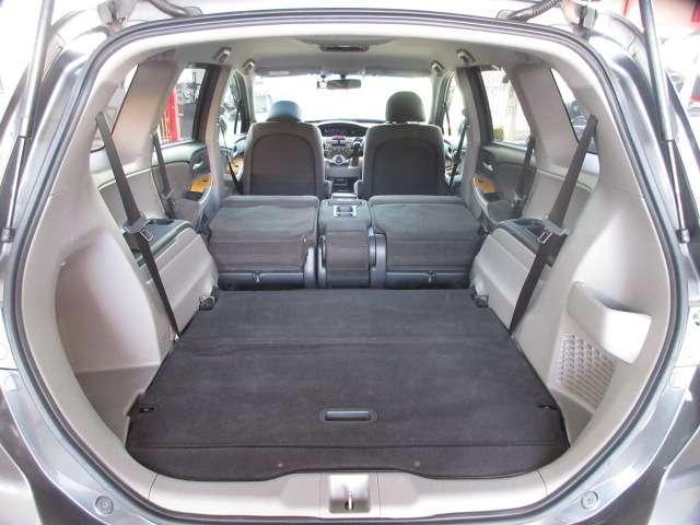 オデッセイ L 後期 純正HDDインターナビ CD/DVD/USB/BlueT/AUX 音楽録音 全周囲カメラ 地デジ A付HID ETC クルコン スマkey 革巻ステア Dバイザー 純正18AW(61枚目)