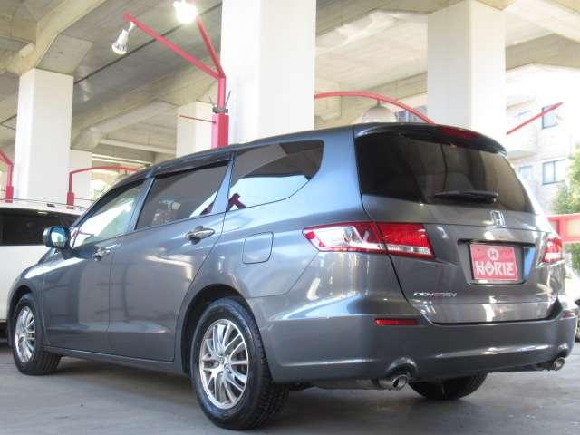 オデッセイ L 後期 純正HDDインターナビ CD/DVD/USB/BlueT/AUX 音楽録音 全周囲カメラ 地デジ A付HID ETC クルコン スマkey 革巻ステア Dバイザー 純正18AW(71枚目)