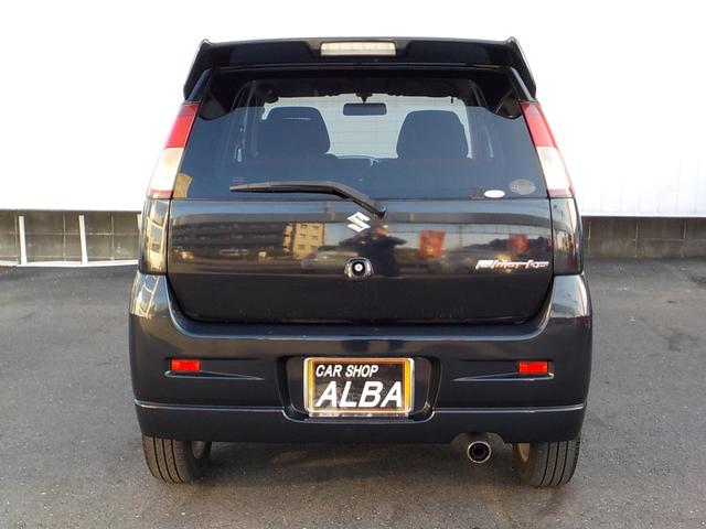 Keiワークス ベースグレード 5速マニュアル 4WD ターボ 社外HDDナビ シートヒーター 純正レカロシート 純正アルミ 純正エアロ ルーフスポイラー ワンセグTV 革巻きステア フォグライト ドアバイザー キーレス 電格ミラー(8枚目)