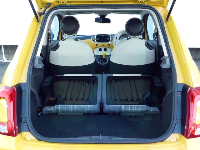 ５００ ツインエア　ラウンジ　後期型　ターボ　ガラスルーフ　ワンオーナー　ディスプレイオーディオ　ＨＩＤ　ＥＴＣ　純正アルミ　キーレス　ＭＴモード　革巻きステア　フォグライト　ＥＣＯモード　アイドリングストップ　バックソナー（26枚目）