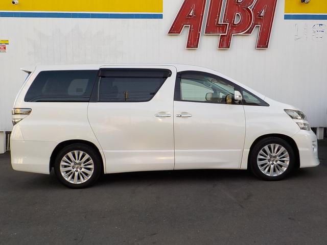 ヴェルファイア 2.4Z 純正HDDナビ バックカメラ 両側パワースライド リアフリップダウンモニター HID ETC オットマン クリアランスソナー フルセグ 純正エアロ 純正アルミ スマートキー 革巻きステア MTモード(6枚目)