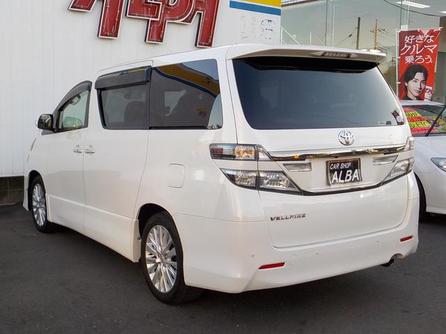 ヴェルファイア 2.4Z 純正HDDナビ バックカメラ 両側パワースライド リアフリップダウンモニター HID ETC オットマン クリアランスソナー フルセグ 純正エアロ 純正アルミ スマートキー 革巻きステア MTモード(7枚目)