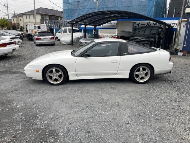 １８０ＳＸ タイプＸ　ターボ　テイン車高調　アルミホイール　マフラー　フロントパイプ　スポーツ触媒　後期テール　エアークリーナー　アルミラジエター　インタークーラー（5枚目）