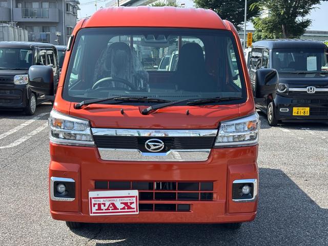 ハイゼットトラック ジャンボエクストラ　届出済み未使用車　衝突被害軽減システム　ＬＥＤヘッドライト　オートライト　スマートキー　障害物センサー　荷台ライト　電格ミラー　オートハイビーム　パワーステアリング　ＡＢＳ　禁煙車　運転席エアバッグ（6枚目）