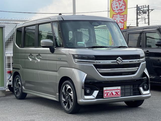 スペーシアカスタム ハイブリッドＸＳターボ　ハイブリッドＸＳターボ（４名）届出済み未使用車　両側電動スライドドア　衝突被害軽減システム　Ｆ＆Ｒクリアランスソナー　ＬＥＤヘッドライト　オートライト　スマートキー　運転席・助手席シートヒーター（8枚目）