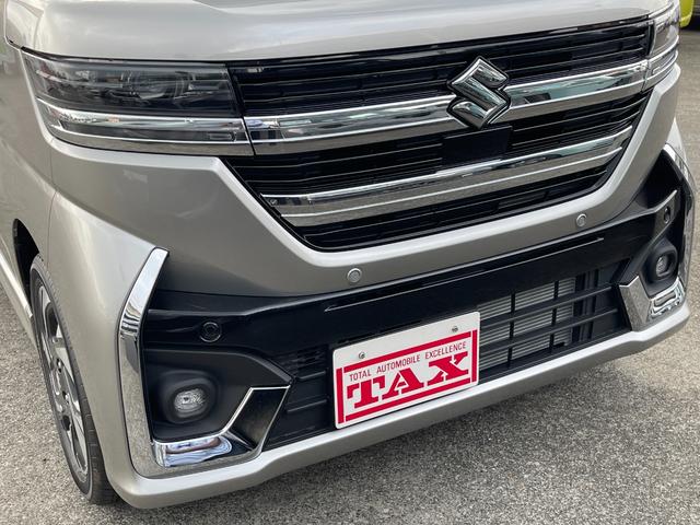 スペーシアカスタム ハイブリッドＸＳターボ　ハイブリッドＸＳターボ（４名）届出済み未使用車　両側電動スライドドア　衝突被害軽減システム　Ｆ＆Ｒクリアランスソナー　ＬＥＤヘッドライト　オートライト　スマートキー　運転席・助手席シートヒーター（16枚目）