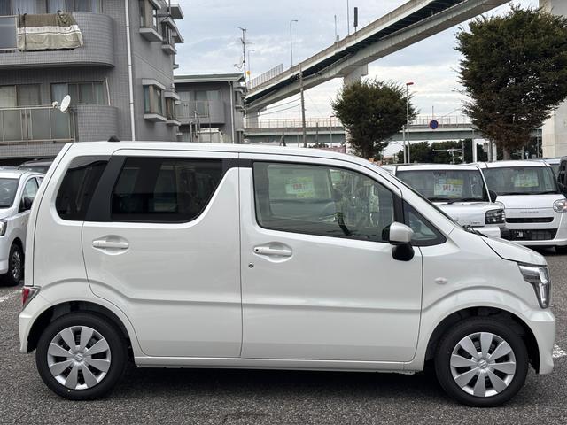 ワゴンＲ ＦＸ　ＦＸ　届出済未使用車　衝突軽減ブレーキサポート　シートヒーター付き　クリソナ　電動ミラー　運転席助手席エアバック　スマートキー　セキュリティアラーム　フルフラット　運転席エアバック　パワステ（8枚目）