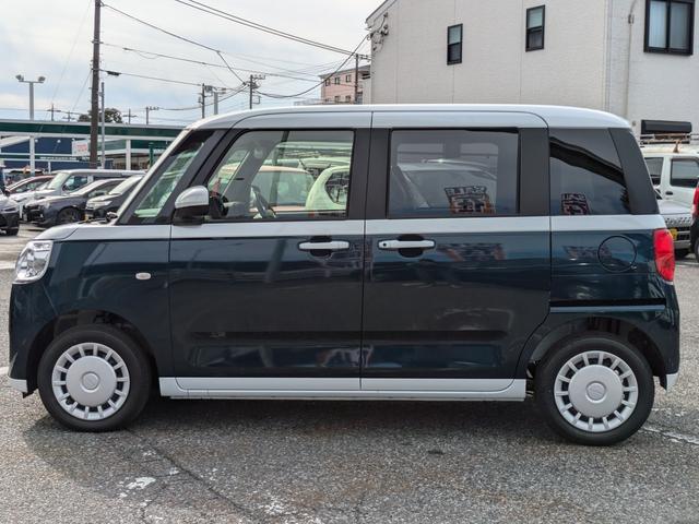 ムーヴキャンバス ストライプスX 両側電動スライドドア届出済未使用車 衝突被害軽減ブレーキオートライト スマートキー 障害物センサー Rカメラ 電動格納式ドアミラー 盗難防止装置 オートエアコン(12枚目)