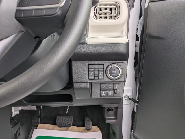 ムーヴキャンバス ストライプスX 両側電動スライドドア届出済未使用車 衝突被害軽減ブレーキオートライト スマートキー 障害物センサー Rカメラ 電動格納式ドアミラー 盗難防止装置 オートエアコン(30枚目)