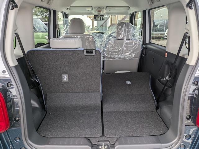 ムーヴキャンバス ストライプスX 両側電動スライドドア届出済未使用車 衝突被害軽減ブレーキオートライト スマートキー 障害物センサー Rカメラ 電動格納式ドアミラー 盗難防止装置 オートエアコン(52枚目)