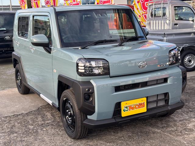 タフト Ｘ　届出済未使用車　禁煙　デュアルエアバッグ　安全ボディ　ＡＡＣ　キーフリー　記録簿　レーンキープ　横滑り防止機能　運転席エアバック　サイドエアバッグ　パワーウィンドウ　ＬＥＤヘッドライト　ガラスルーフ（7枚目）