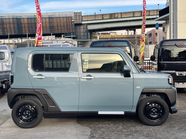 タフト Ｘ　届出済未使用車　禁煙　デュアルエアバッグ　安全ボディ　ＡＡＣ　キーフリー　記録簿　レーンキープ　横滑り防止機能　運転席エアバック　サイドエアバッグ　パワーウィンドウ　ＬＥＤヘッドライト　ガラスルーフ（8枚目）