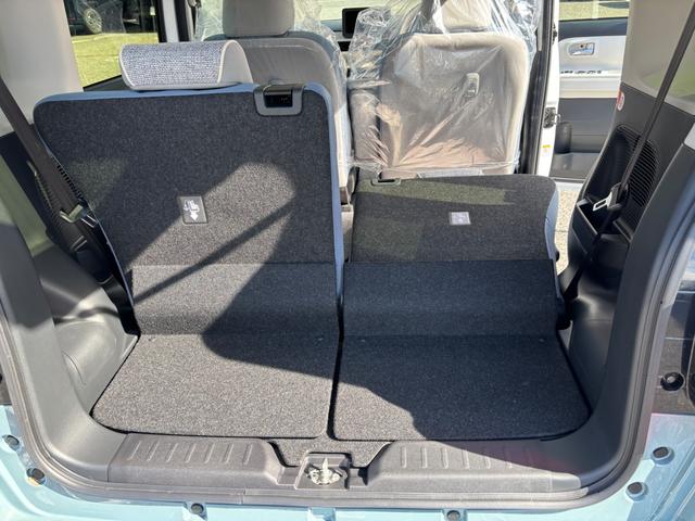 ムーヴキャンバス ストライプスＧ　届出済未使用車　両側電動スライドドア　衝突被害軽減ブレーキ　車線逸脱警報　横滑防止装置　コーナーセンサー　バックカメラ　ＬＥＤヘッドランプ＆フォグランプ　シートヒーター　スマートキープッシュスタート（54枚目）