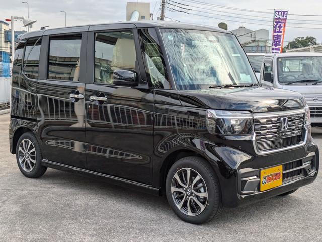 N-BOXカスタム ベースグレード 届出済未使用車 追従クルコン CMBS オートLED LKA 禁煙 電格ミラー ベンチシート オートエアコン スマートキ フルフラット LED 盗難防止装置 バックカメラ パワーステアリング ESC(9枚目)