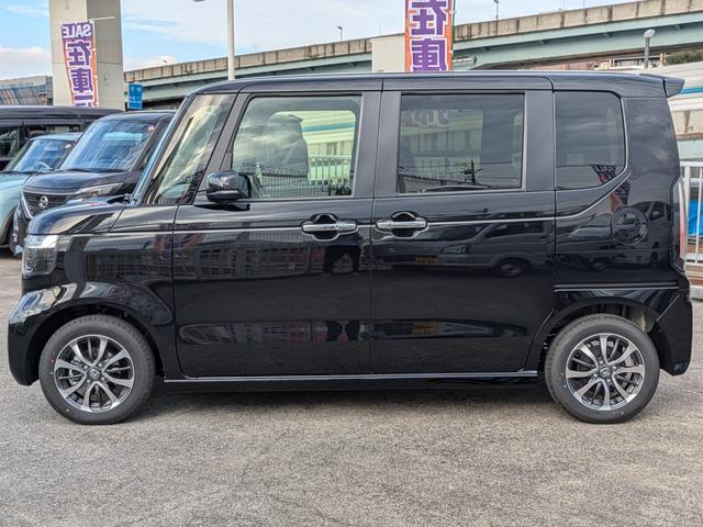 N-BOXカスタム ベースグレード 届出済未使用車 追従クルコン CMBS オートLED LKA 禁煙 電格ミラー ベンチシート オートエアコン スマートキ フルフラット LED 盗難防止装置 バックカメラ パワーステアリング ESC(14枚目)