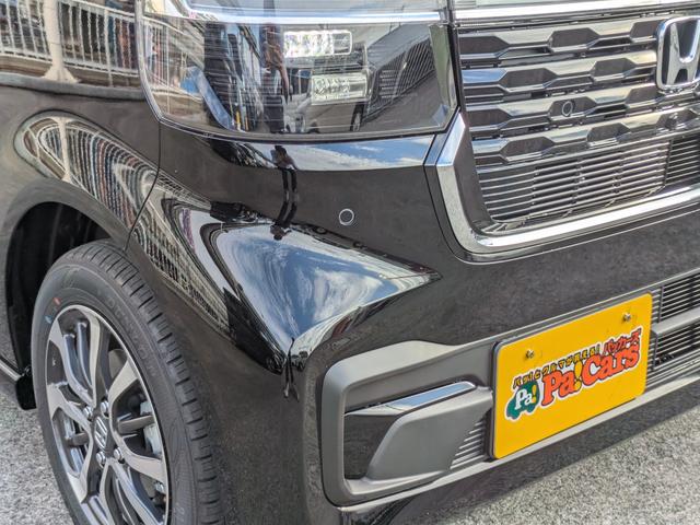 N-BOXカスタム ベースグレード 届出済未使用車 追従クルコン CMBS オートLED LKA 禁煙 電格ミラー ベンチシート オートエアコン スマートキ フルフラット LED 盗難防止装置 バックカメラ パワーステアリング ESC(18枚目)