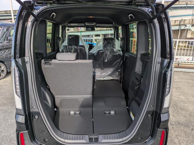 N-BOXカスタム ベースグレード 届出済未使用車 追従クルコン CMBS オートLED LKA 禁煙 電格ミラー ベンチシート オートエアコン スマートキ フルフラット LED 盗難防止装置 バックカメラ パワーステアリング ESC(54枚目)