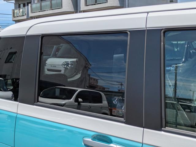 ムーヴキャンバス 届出済未使用車 オートライト バックカメラ USB ステアリングオーディオスイッチ リアパーキングセンサー オートエアコン プッシュスタート スマートキー 電動格納ミラー 左右電動スライドドア(20枚目)