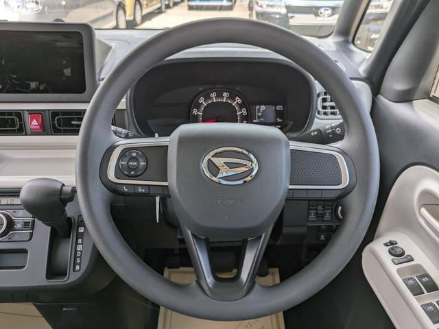 ムーヴキャンバス 届出済未使用車 オートライト バックカメラ USB ステアリングオーディオスイッチ リアパーキングセンサー オートエアコン プッシュスタート スマートキー 電動格納ミラー 左右電動スライドドア(25枚目)