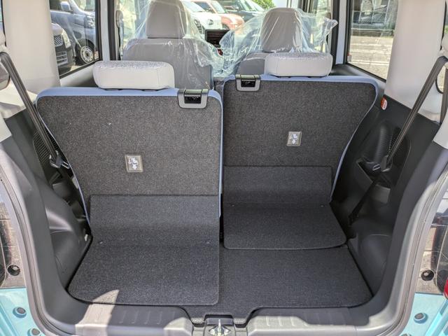 ムーヴキャンバス 届出済未使用車 オートライト バックカメラ USB ステアリングオーディオスイッチ リアパーキングセンサー オートエアコン プッシュスタート スマートキー 電動格納ミラー 左右電動スライドドア(58枚目)