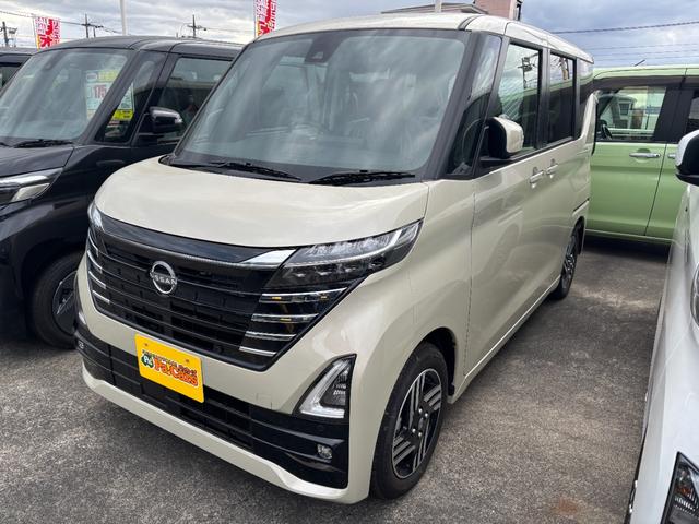 ルークス ハイウェイスター　Ｘ　届出済未使用車　衝突被害軽減ブレ－キ　電動ミラー　マルチビューカメラ　車線逸脱警報装置　横滑防止装置　コーナーソナー　フルフラット　禁煙　　ＬＥＤ　スマートキー　フロントカメラ　ワンオーナー（5枚目）