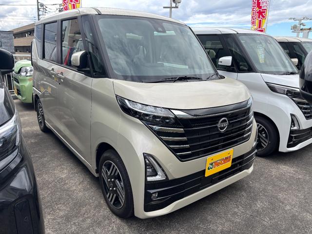 ルークス ハイウェイスター　Ｘ　届出済未使用車　衝突被害軽減ブレ－キ　電動ミラー　マルチビューカメラ　車線逸脱警報装置　横滑防止装置　コーナーソナー　フルフラット　禁煙　　ＬＥＤ　スマートキー　フロントカメラ　ワンオーナー（7枚目）