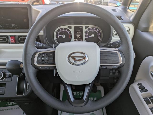 ムーヴキャンバス ストライプスＧ　届出済未使用車　前後障害物センサー　アイドルストップ　禁煙　Ｂカメラ　パワーウインドウ　セキュリティアラーム　フルフラット　スマートキープッシュスタート　カーテンエアバック　ＬＥＤライト（24枚目）