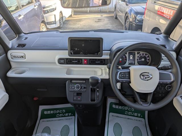 ムーヴキャンバス ストライプスＧ　届出済未使用車　前後障害物センサー　アイドルストップ　禁煙　Ｂカメラ　パワーウインドウ　セキュリティアラーム　フルフラット　スマートキープッシュスタート　カーテンエアバック　ＬＥＤライト（44枚目）