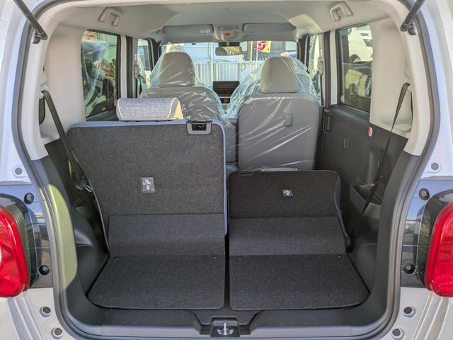 ムーヴキャンバス ストライプスＧ　届出済未使用車　前後障害物センサー　アイドルストップ　禁煙　Ｂカメラ　パワーウインドウ　セキュリティアラーム　フルフラット　スマートキープッシュスタート　カーテンエアバック　ＬＥＤライト（52枚目）