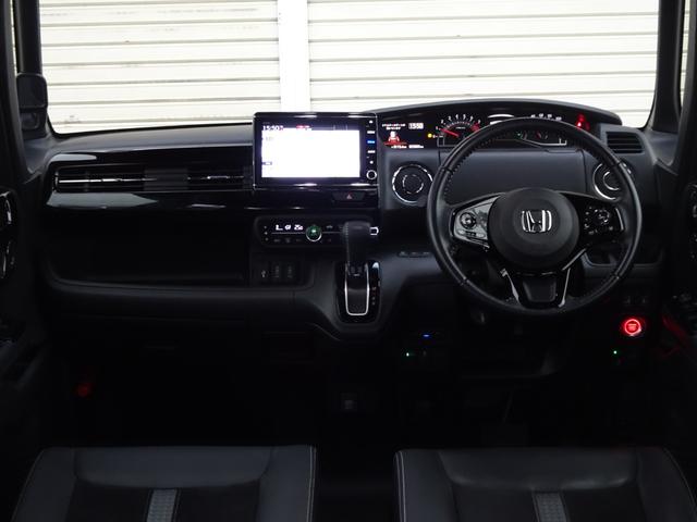 Ｎ－ＢＯＸカスタム ＥＸターボ　パーキングセンサー　記録簿　１オーナー　地デジ　ドライブレコーダー　前席シートヒーター　バックガイドモニター　カーテンエアバック　ＥＴＣ装備　禁煙　ＬＥＤ　盗難防止装置　ＡＢＳ　エアバッグ（4枚目）