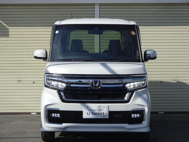 Ｎ－ＢＯＸカスタム Ｌターボ　地デジチューナー　衝突軽減ブレーキサポート　ＬＥＤヘッドライ　１オーナー　禁煙　アイドリングＳ　ターボエンジン　ＰＳ　カーテンエアバック　シートヒータ　エアバック　ＵＳＢ　ＡＡＣ　ＡＢＳ（2枚目）