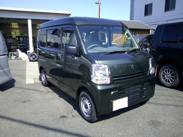 エブリイ PAリミテッド 両側スライドドア クリアランスソナー レーンアシスト 衝突被害軽減システム オートライト キーレスエントリー アイドリングストップ CVT 盗難防止システム ABS ESC USB 衝突安全ボディ(21枚目)