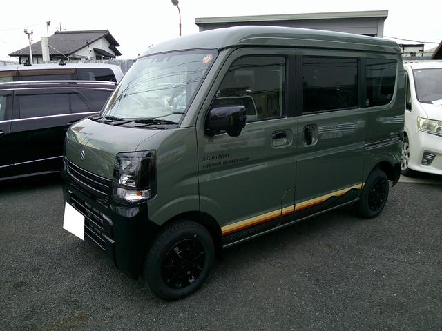 エブリイ Ｊリミテッド　ＣＶＴ　衝突被害軽減システム　クリアランスソナー　バックカメラ　両側電動スライドドア　スマートキー　アイドリングストップ　シートヒーター　ＬＥＤヘッドランプ　盗難防止システム　ＡＢＳ　ＥＳＣ（12枚目）