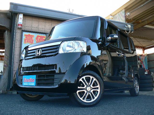 N-BOX G SSパッケージ 社外ナビTV・1セグ・CD・SD・プッシュスタート・スマートキー・オートエアコン・ベンチシート・両側オートスライドドア・プライバシーガラス・純正アルミ(5枚目)