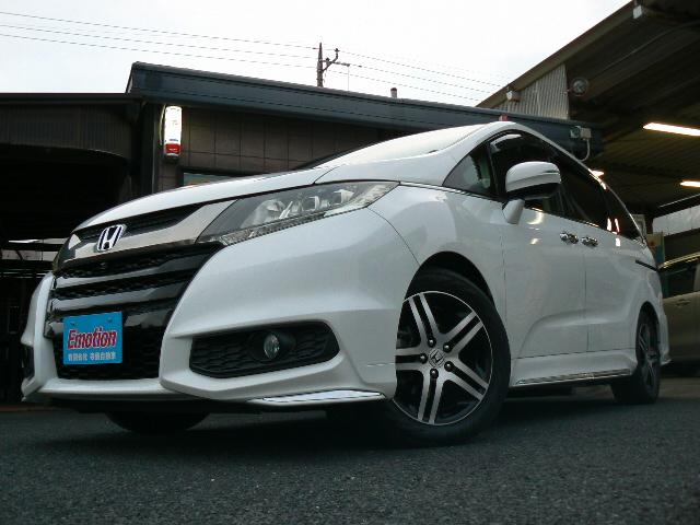 オデッセイ アブソルート・アドバンス　ホンダセンシング・純正ナビＴＶ・ＣＤ・ＤＶＤ・ＳＤ・ＵＳＢ・Ｂｌｕｅｔｏｏｔｈ・マルチビューカメラ・ＥＴＣ・純正ＬＥＤヘッドライト・プッシュスタート・両側オートスライドドア・ワンオーナー（5枚目）