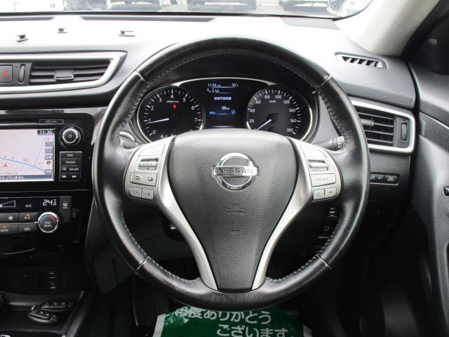 エクストレイル ２０Ｘｔ　エマージェンシーブレーキパッケージ　ナビＴＶビデオＢｌｕｅｔｏｏｔｈ接続アラウンドビューモニター　ＬＥＤヘッド　パワーバックドア　シートヒーター　クルーズコントロール　ＥＴＣ　前後ソナー　横滑り防止　衝突軽減ブレーキ　１７インチアルミ（14枚目）